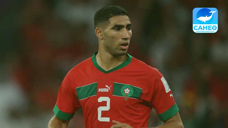 Hakimi có tên trong đội hình đội tuyển Maroc gặp Bồ Đào Nha