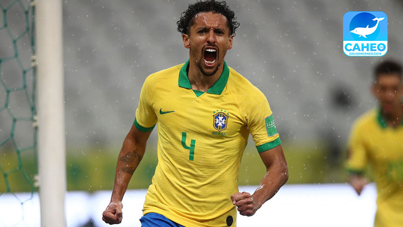 Marquinhos trụ cột nơi hàng thủ của Brasil